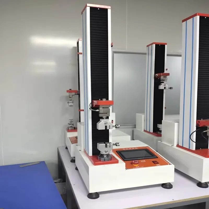 【specialized】Plastic Film Rubber Textile Universal Tensile Strength Testing Machine With Single Column Design