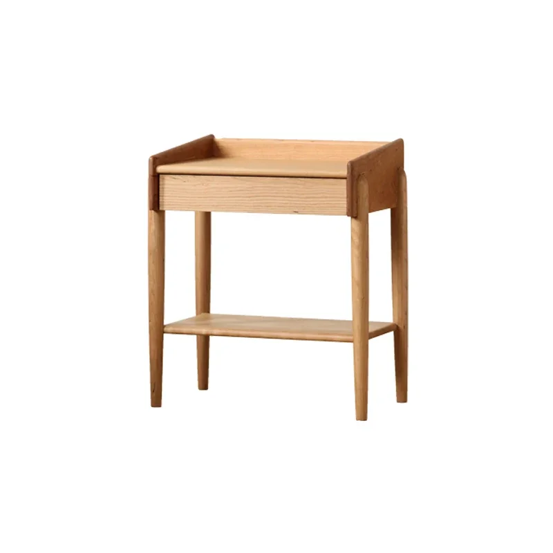 

Wyj Simple Solid Wood Cherrywood Bedside Table Bedroom Small Apartment