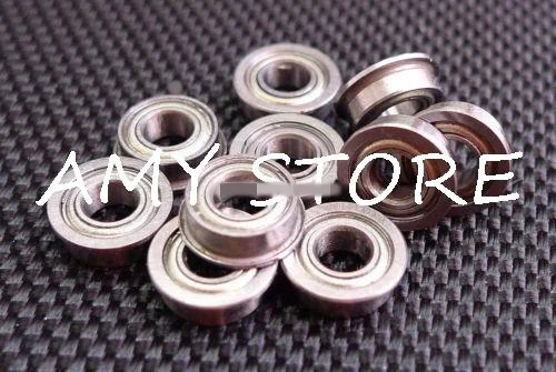 (10 PCS) F688ZZ (8x16x5 mm) Metal Shielded (Flanged) Ball Bearing F688 F688z