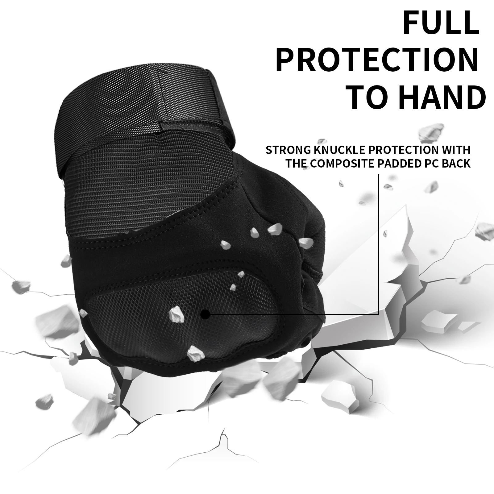 كامل فنجر قفازات ركوب الدراجات شاشة تعمل باللمس قفازات المفصل الصلب للدراجات النارية التنزه تسلق معدات الخشب قفازات التكتيكية #5