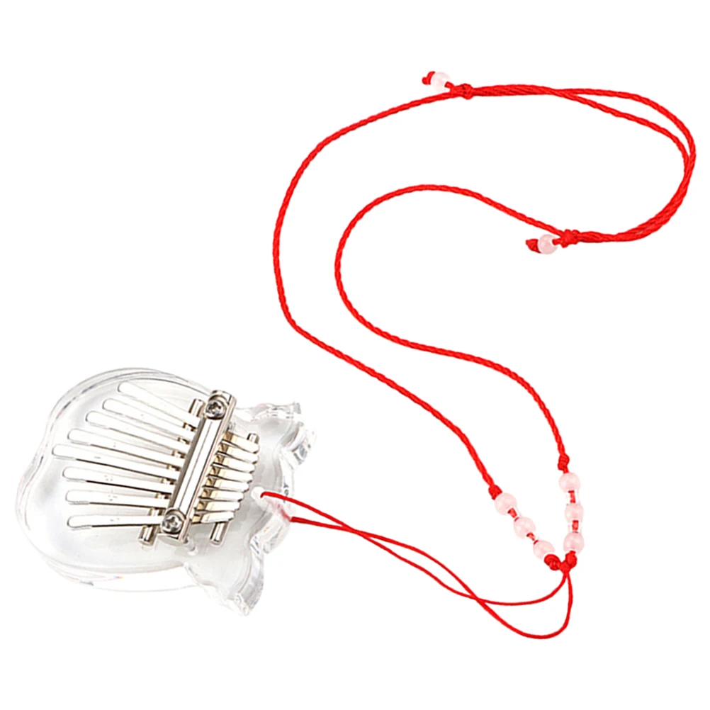 

Transparent Acrylic 8 Keys Kalimba Xa63 Small Portable Thumb Piano Music Instrument for Kids Adults Beginners Clear Sound