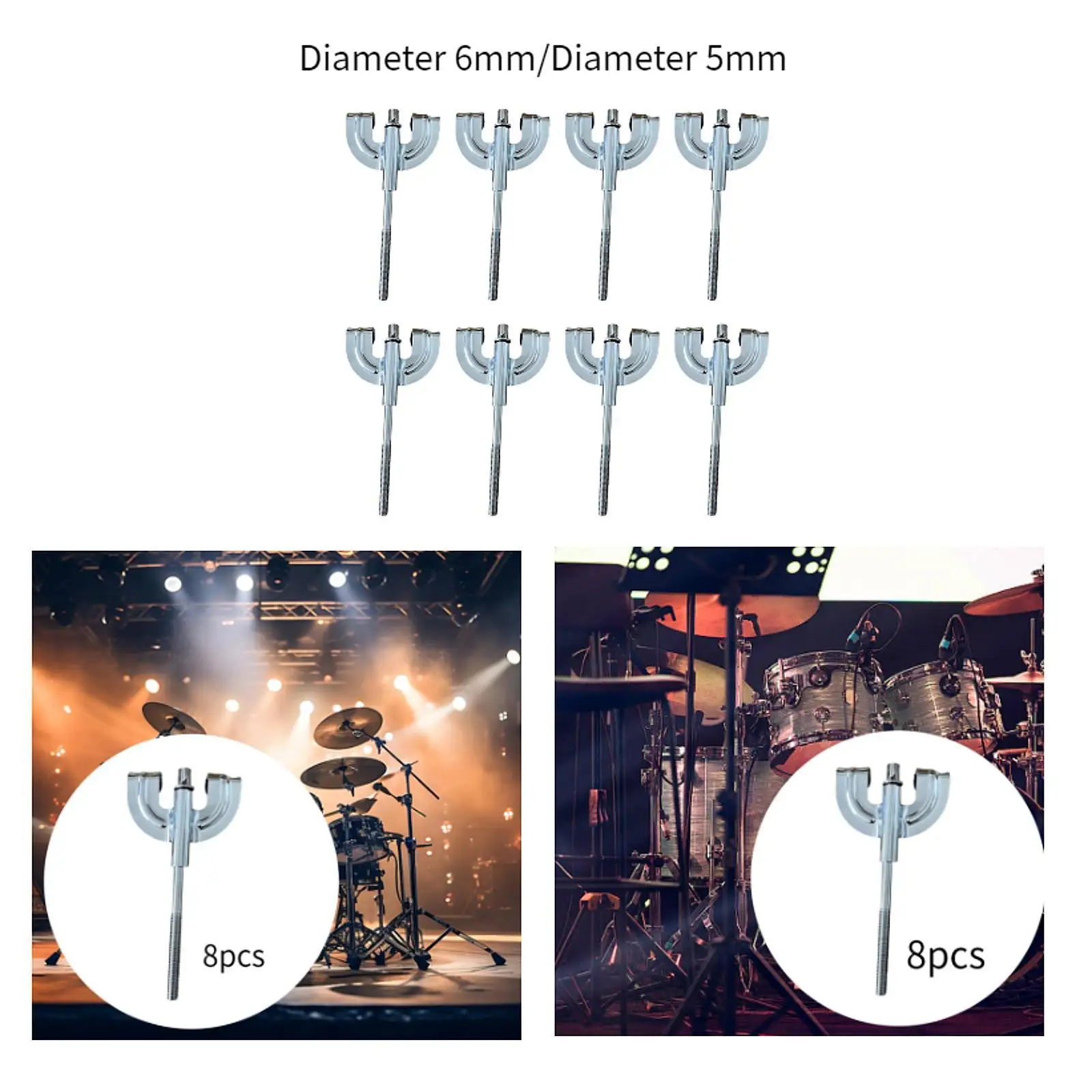 8X Bass Drum Claws …