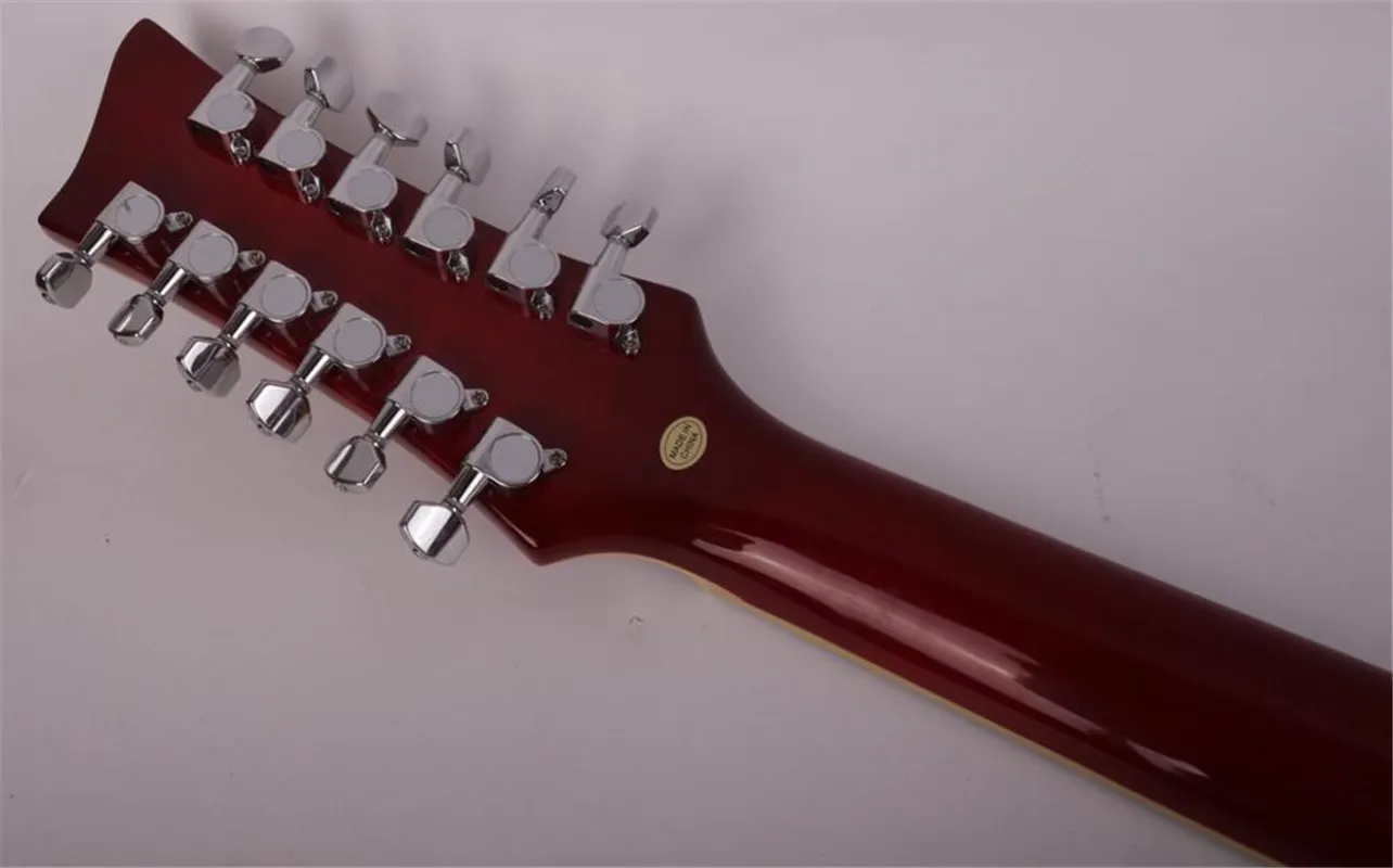 Good quality F hole 12 twelve string electric guitar