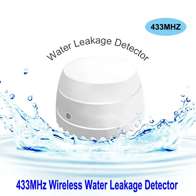 ACJ Wireless 433MHz Water Leaks Sensor Flood Overflow Warning Water Leakage Detector For Smart Home Alarm System PG103 107 108