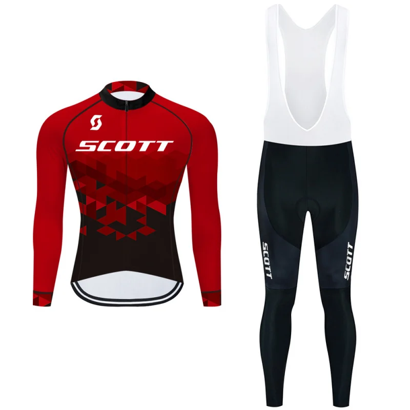 عبر الحدود الحصري الخريف الشتاء سكوت الدراجات جيرسي طويلة الأكمام مريلة مجموعة دراجة هوائية جبلية الطريق الدراجة الأمازون الأكثر مبيعا #2