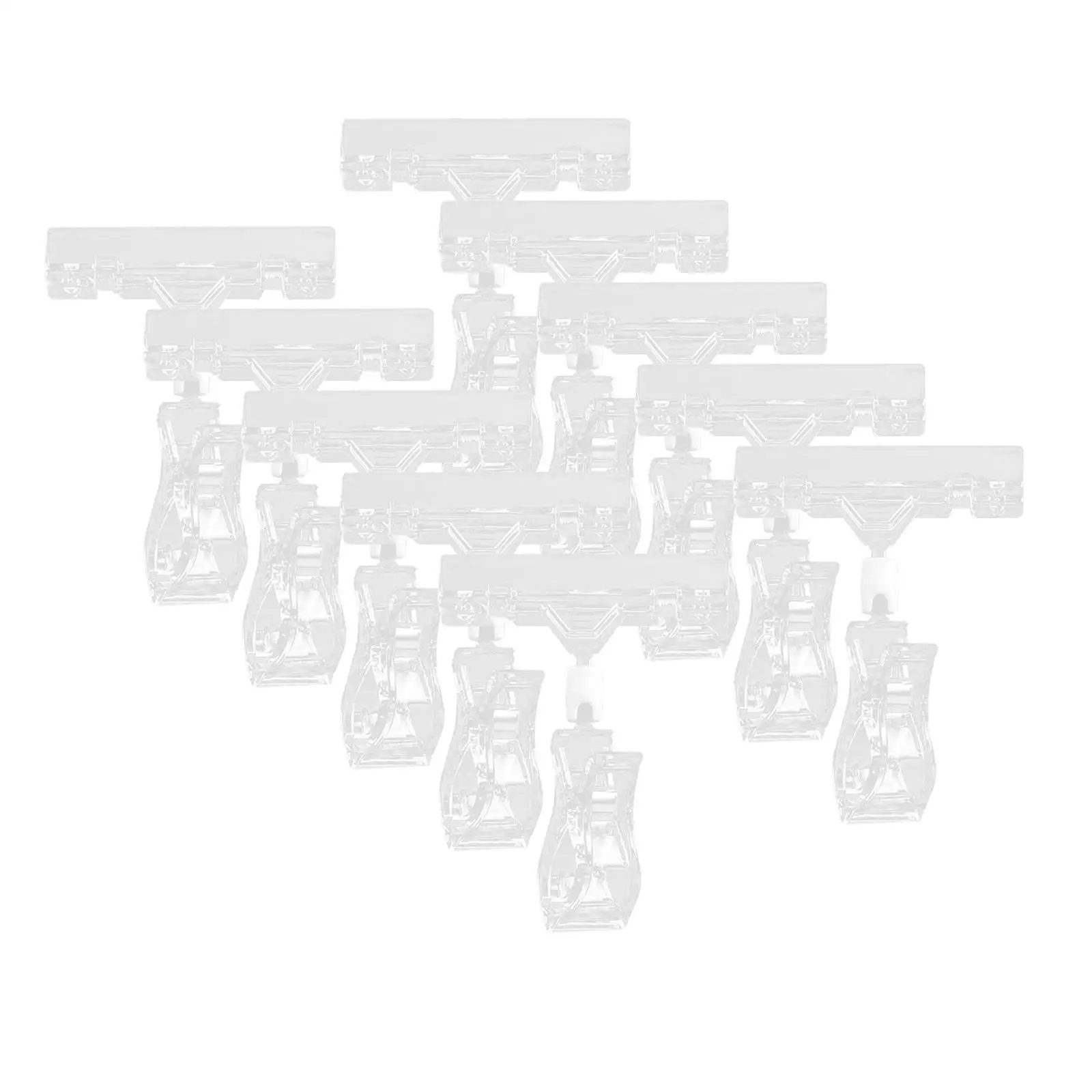 Clip Holder Stand Clamp Sign Holder Display Clips PVC card Product Cards Place Card Holders Holding Clamp Sign Holder for Store