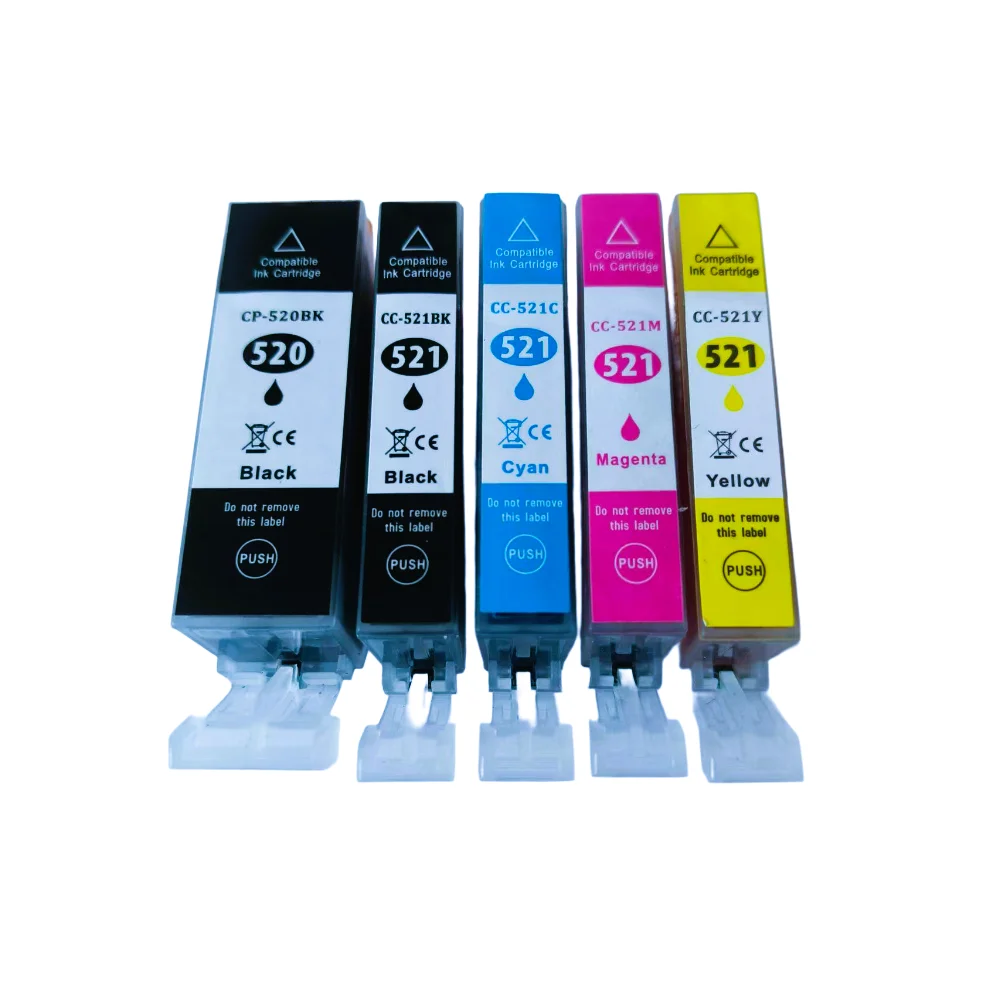 INK WAY PGI-520 CLI-521 Chipped  ink cartridge with ink, ready to use