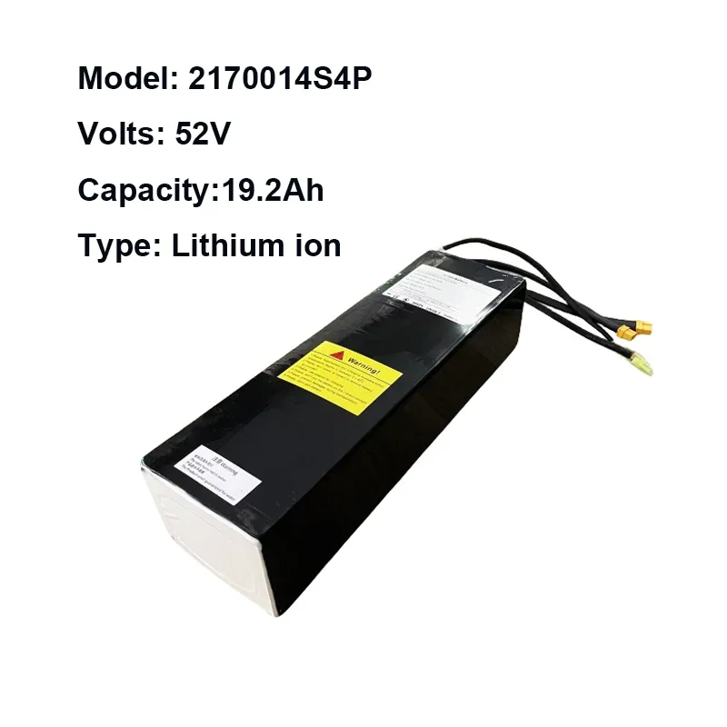 High Capacity 52V 14S4P 19200mAh 21700 Lithium Battery For Balance Car Electric Bike Scooter Tricycle With BMS