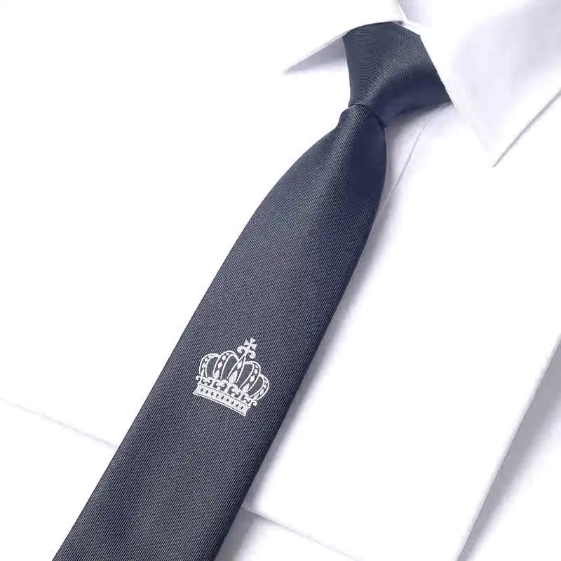 

High Quality Fashionable and Trendy Men's and Women's Shirt Accessories 7CM Tie Jacquard Embroidery Business Banquet Necktie