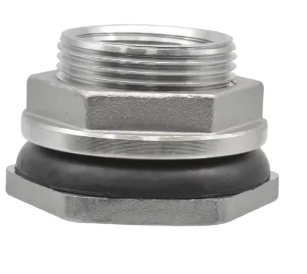 1/2 "3/4" 1 "1-1/4" 1-1/2 "2" BSP أنثى الموضوع 304 تركيب أنابيب الفولاذ المقاوم للصدأ مقرنة خزان المياه ثقب استنزاف #5