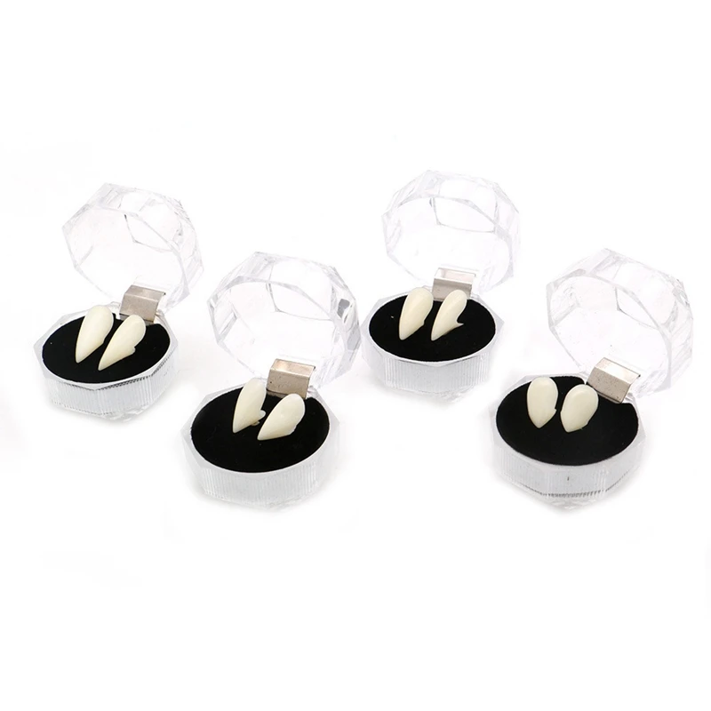1 Set Halloween  Teeth Dentures Props Party Costume Decoration Dentures Teeth Bands Solid Glue