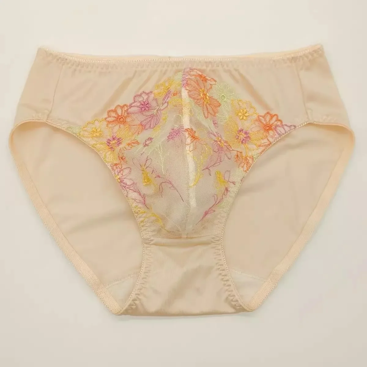 セクシーなレースのシルキータッチ男性用ブリーフシシーローウエストパンティーLGBT原宿プライベートパーティーコスチュームBFギフトパンツ