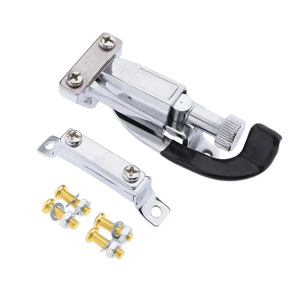 Snare Drum Throw Off Adjustable Tension Drum Screw Holder Zinc Alloy Butt Plate for Music Practice