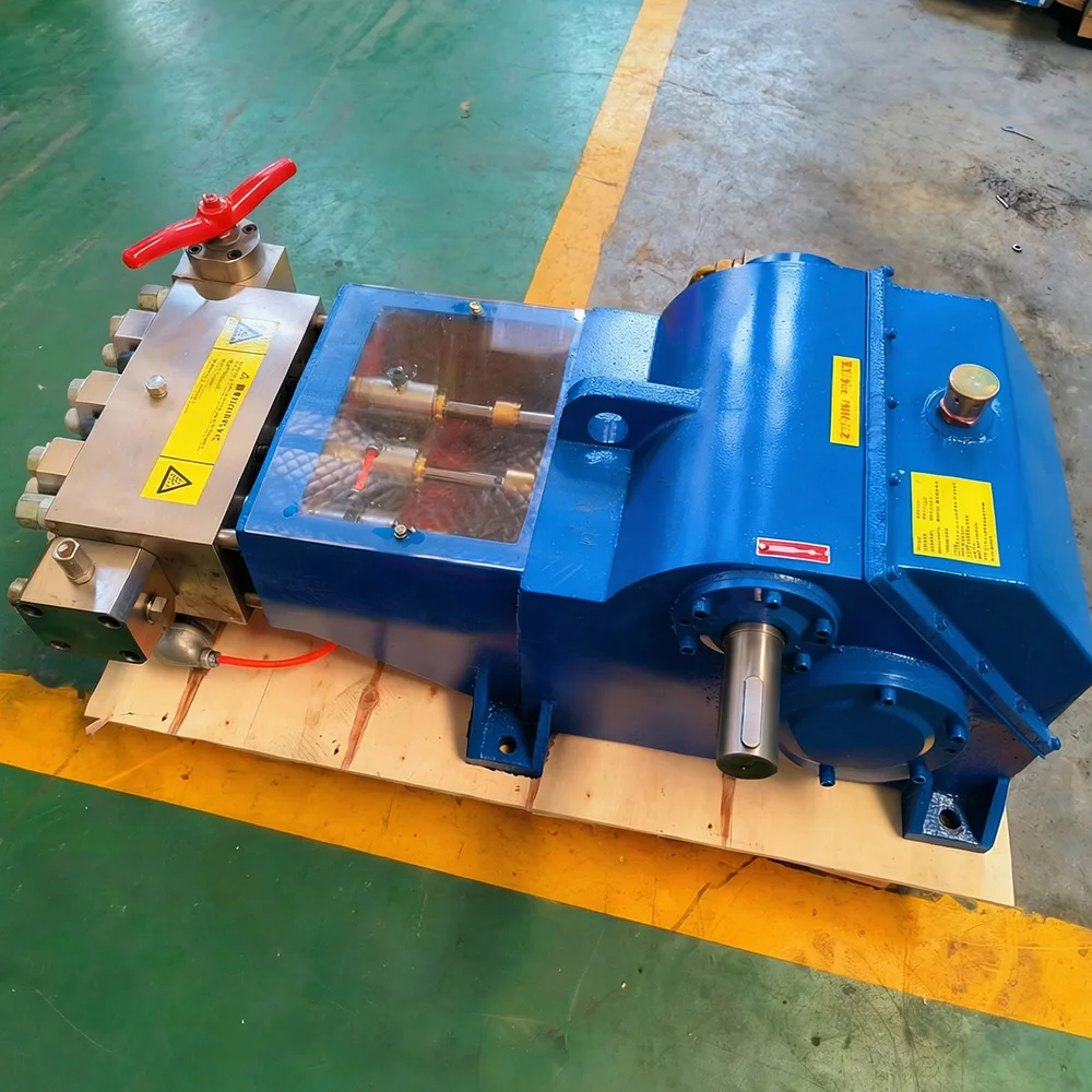 Ultra High Pressure 1000bar 30-100LPM Reliable Heavy Duty Triplex Electric Cleaning Water Jet Pump