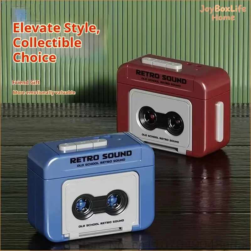 Retro Sound Mini Recordable Cassette Player Keychain Vintage Pendant Decoration Novelty Toy For Adult Stress Relief