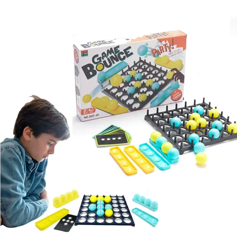 

Настольный метательный мяч, прыгающий мяч, эластичная игра для соревнований, головоломка, игрушка для снятия стресса, боевой детский подарок для родителей и детей