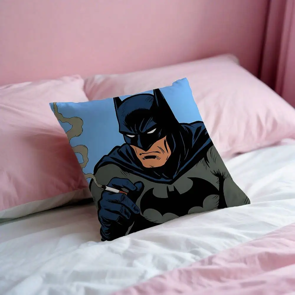 Cool-B-batman-S Movie Throw Pillow Covers Pattern Cushion Cover Suitable For Sofa Bedroom Car Pillow Cover