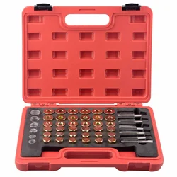 114pc Oil Pan Thread Sump Repair Kit Gearbox Drain Plug Tool Set M13 - M22