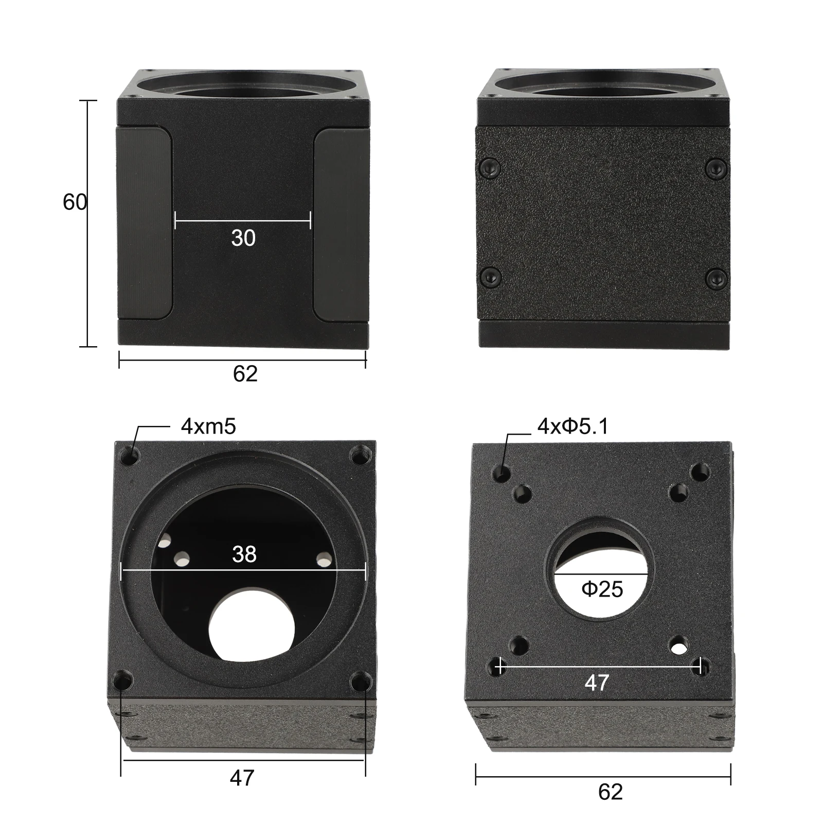 Actuators Stepper Motor Mounting Bracket CNC Milling Parts Stepper Motor Mounting Bracket Compatible With CNC Equipment