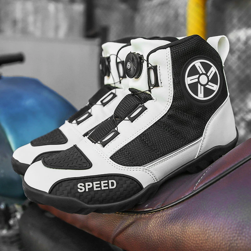 Men New Motorcycle Shoes Professional Non-Slip Training Fashion Plus Size Male Breathable Comfortable Brand Sports Sneakers