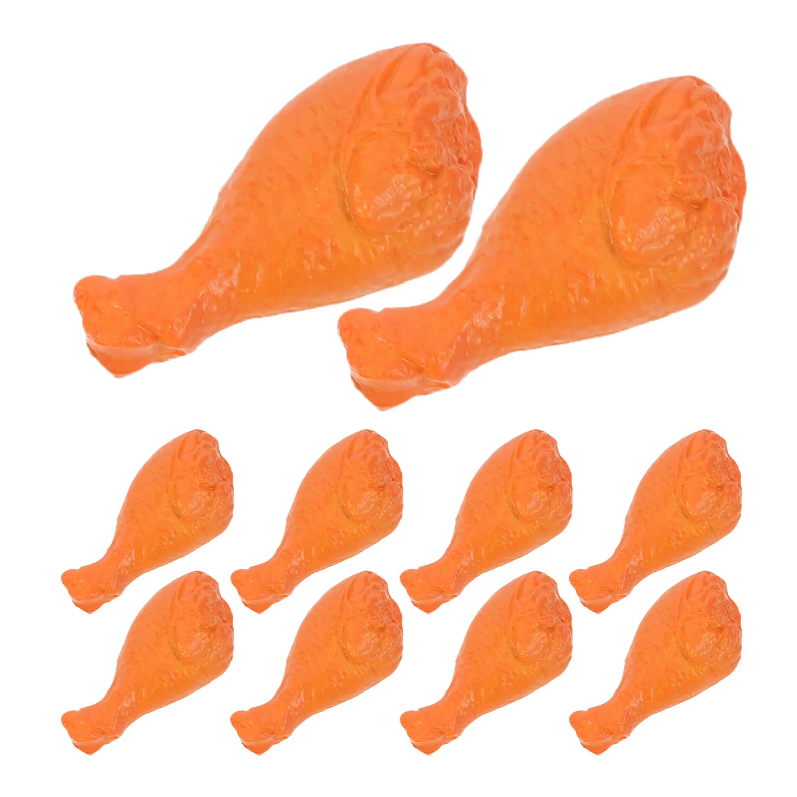 

40 миниатюрных куриных ножек, реалистичная имитация еды, идеально подходят для декора кухонного игрового набора для кукольного домика, детализированная миниатюра