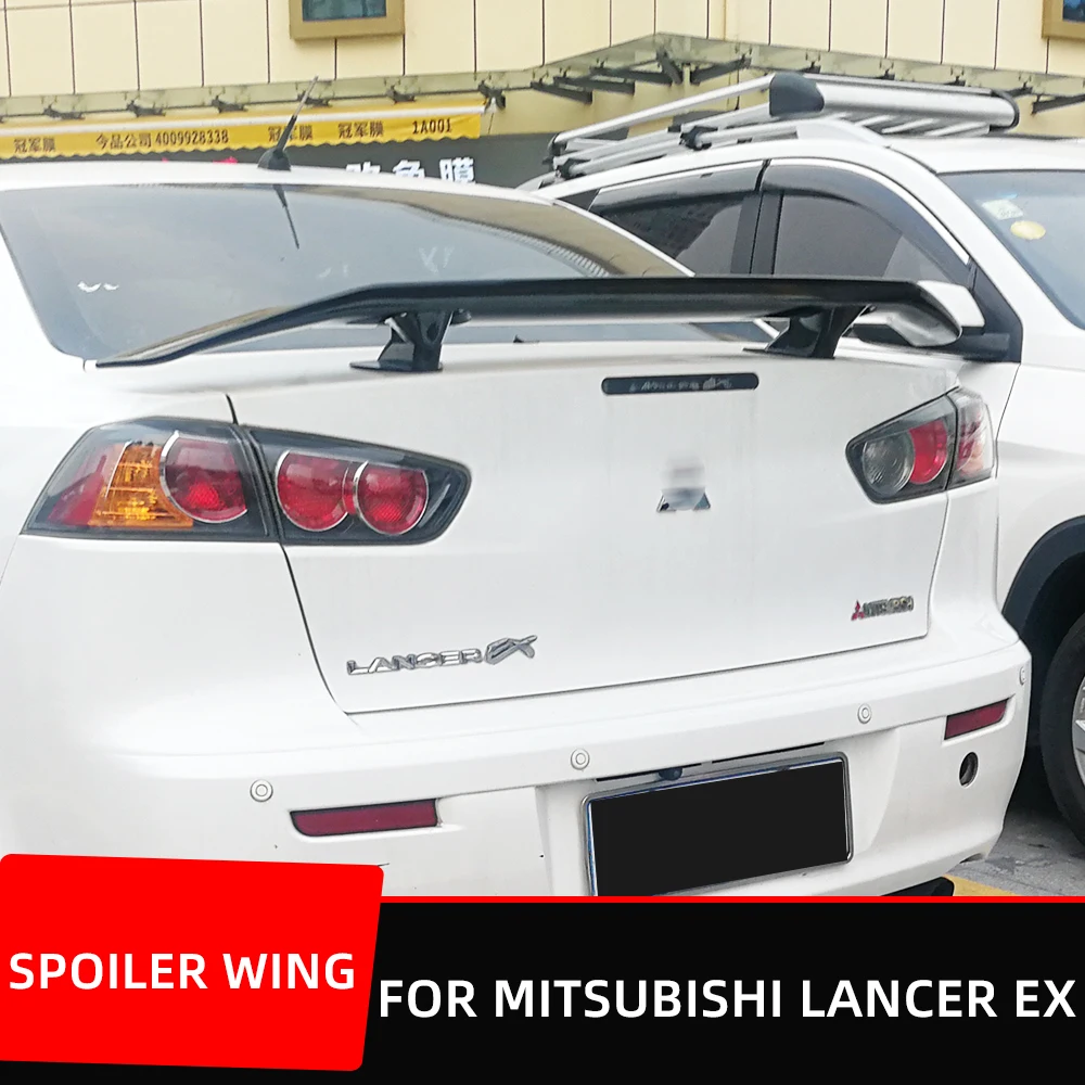 

Rear Trunk Lid Boot Spoiler Wings For Mitsubishi Lancer EX 2010-2016 Sedan 4 Door 135CM Car Tuning Style ABS Plastic Accessories