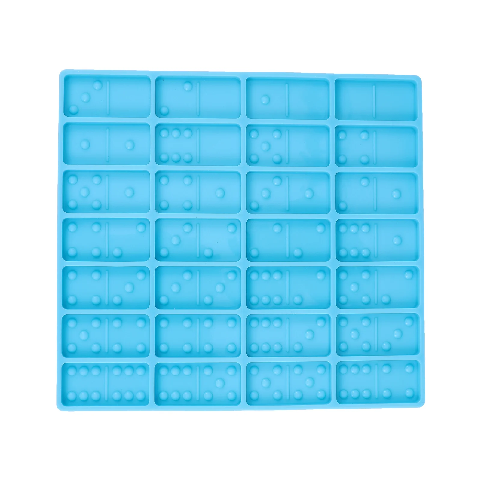 Simple Domino Silicone Mold Crystal Epoxy DIY Manual Reverse Mold Handmade Creative Accessories Silicone Mould