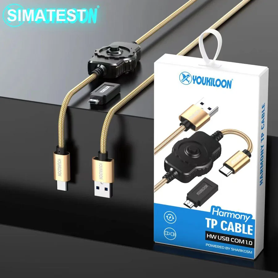 Harmony TP Cable / Harmony Test Point cables + HW USB COM 1.0 Adapter for Huawei HarmonyOS for Chimera Pro Tool Dongle