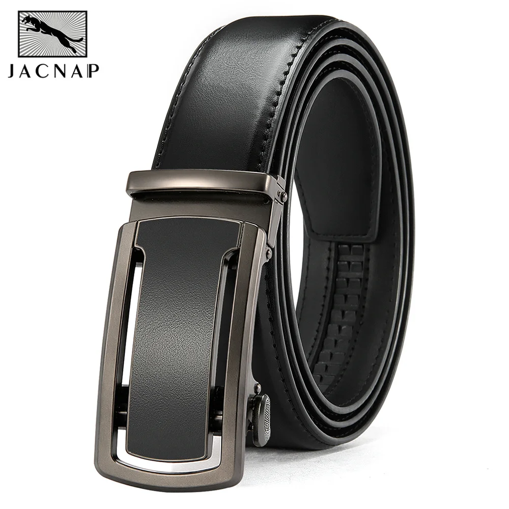 Men's Business Genuine Leather Cowhide Belt, Rotating Pin Buckle Casual Belt For Men, Double-sided Wear Belt