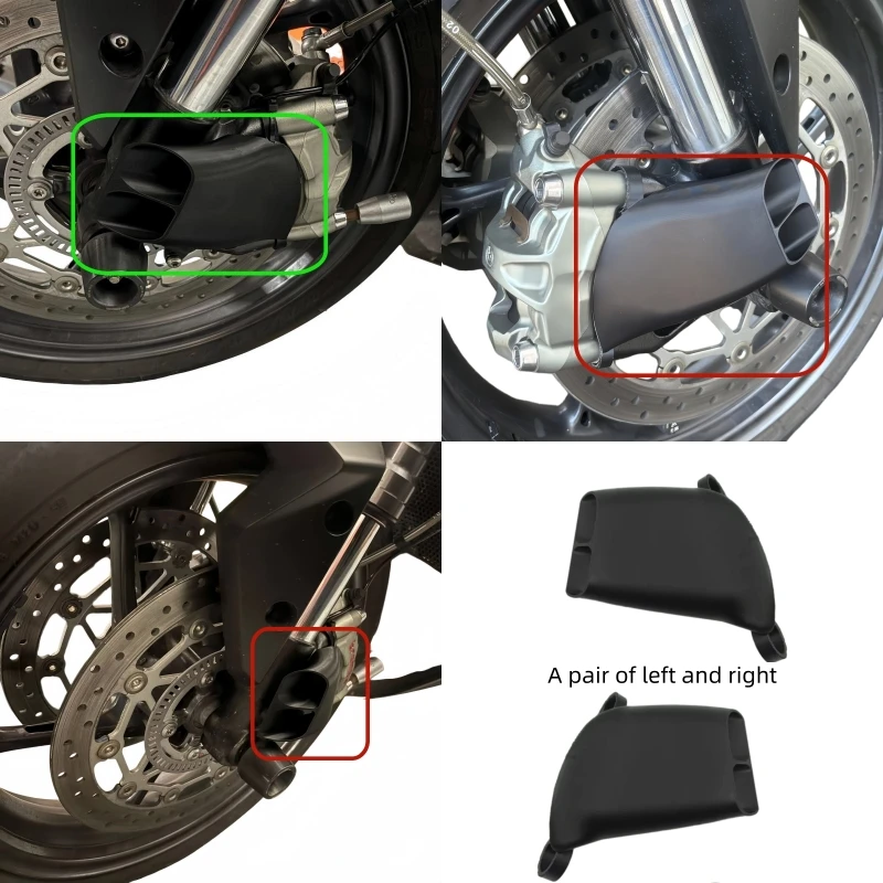 

Motorcycle front disc brake intake duct modification vent decoration accessory for Triumph 765 RS 765RS