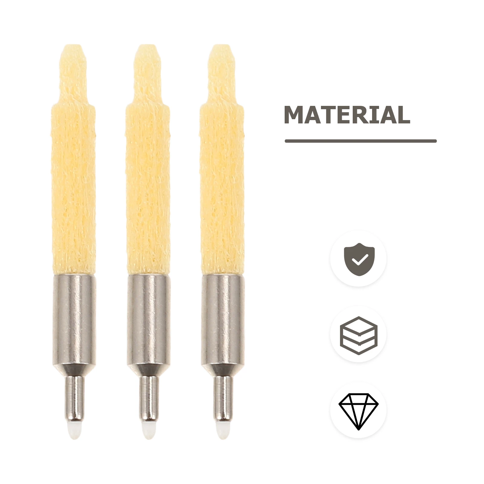 

3 pcs Pen Nibs Fine Replacement Tips Paint Pen Replacement Tips for Art Markers Durable Acrylic Pens Smooth Edge Long Use