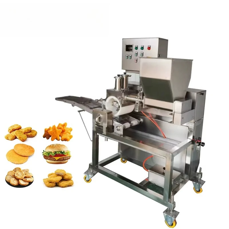 FOODLINE Adjustable Thickness Meat Patty Maker Machine For Different Size Beef Chicken Pork Patty Making