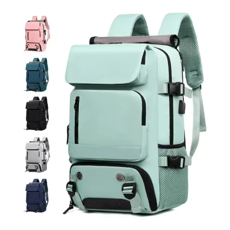 Convertible casual sports backpack Durable gym duffel bag, backpack with shoulder straps, suitable for men and women to