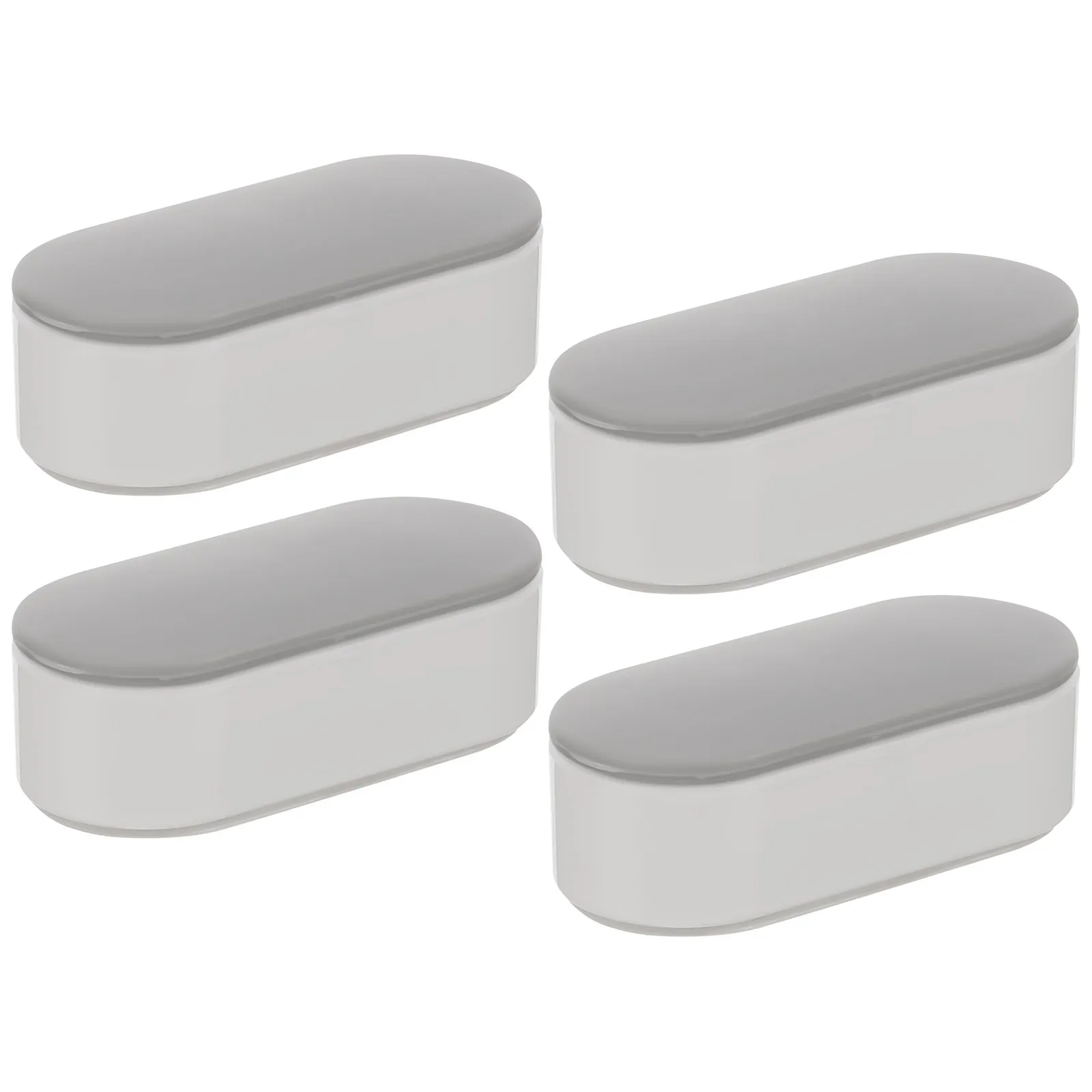 

Комплект из 4 амортизирующих накладок для сиденья унитаза, легко устанавливаемые, для крышки унитаза и биде