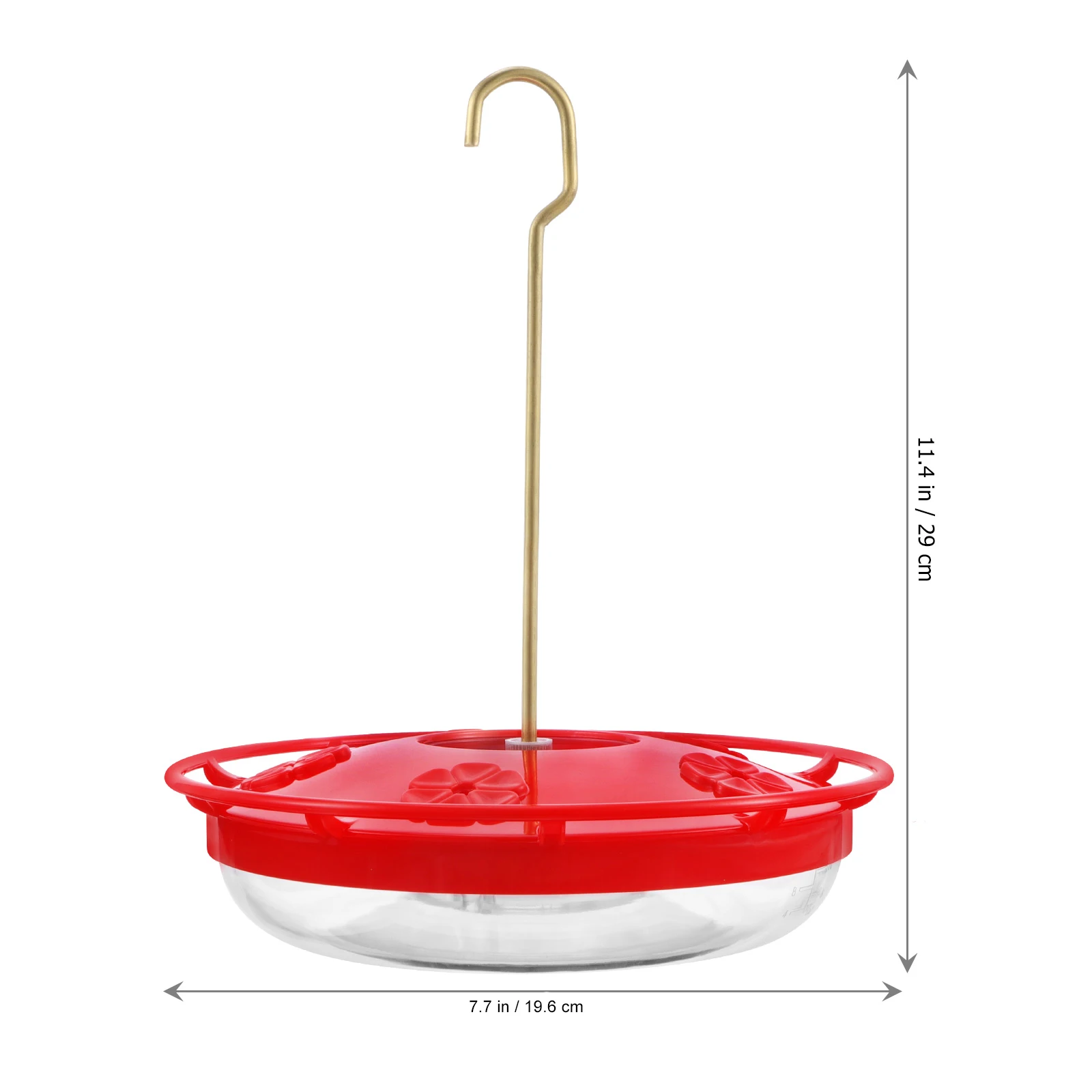 

Outdoor Hanging Hummingbird Feeder Plastic Garden Bird Feeding Station Dome Bottom Dry Assembly Cleaning Squirrel