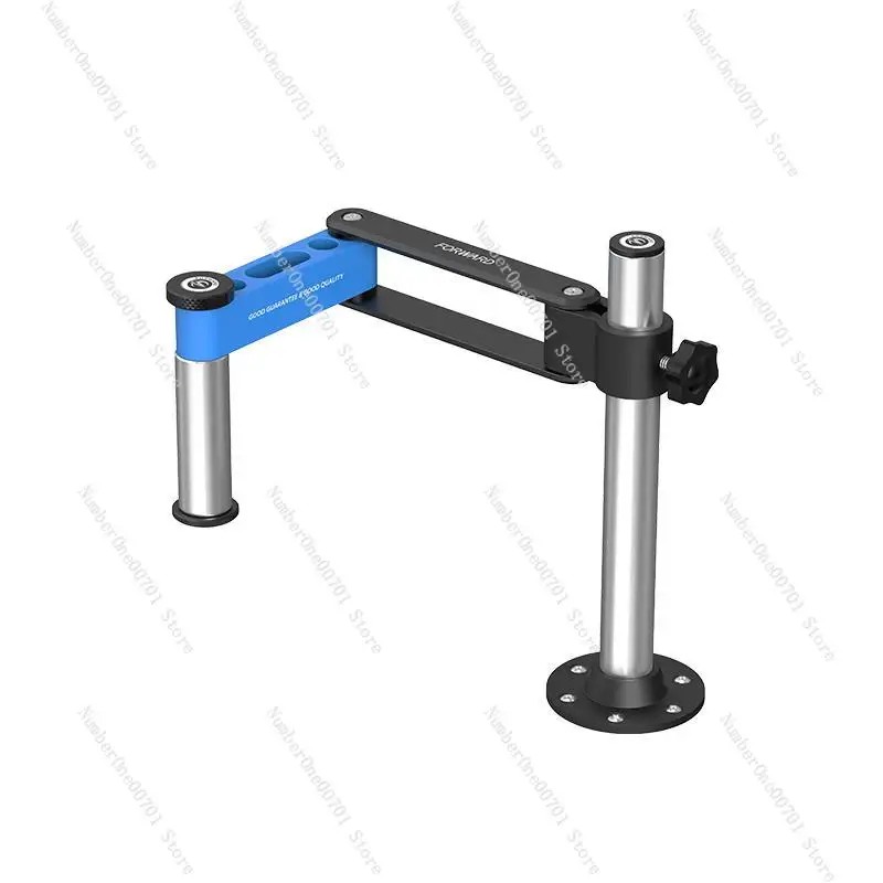 Microscope swing arm, mobile phone maintenance Metal universal lifting column bracket 360 degrees rotation can be fixed
