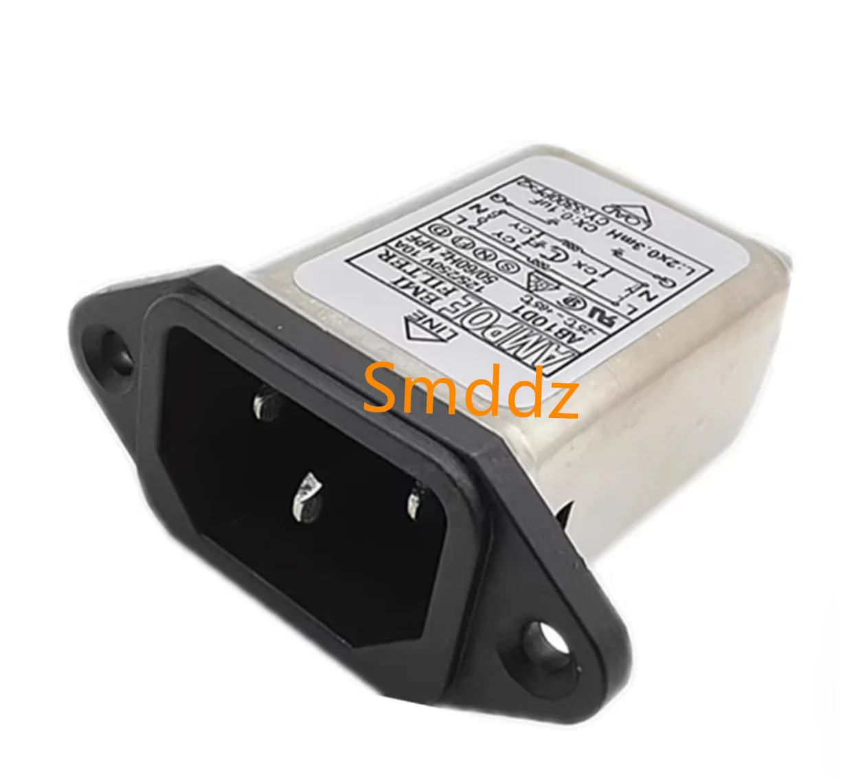 2 pieces, single-phase socket filters, AB03D1 3A  AB06D1 6A  AB10D1 10A  AR06D1 6A AR10D1 10A   (with insurance)