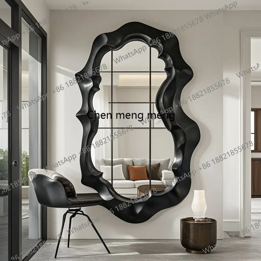 B456 Special-shaped wall-mounted full-body mirror American irregular dining side decorative mirror B & B