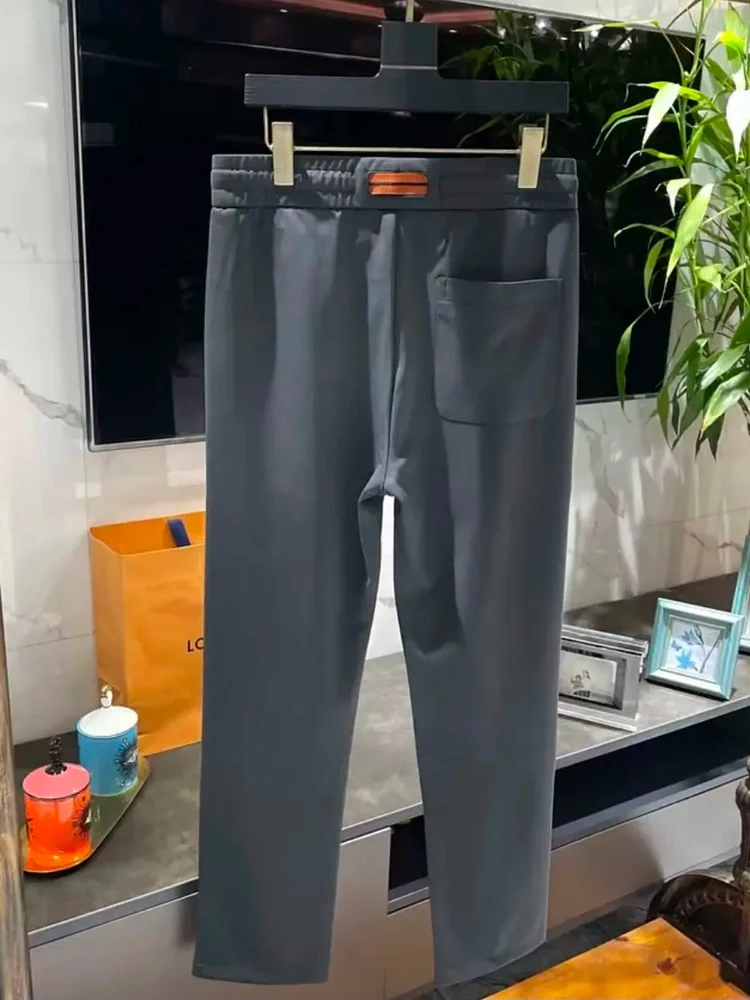 

Модные повседневные брюки для мужчин, Новое поступление, легкие, простые, весенне-осенний сезон, удобная футболка с прямыми штанинами...