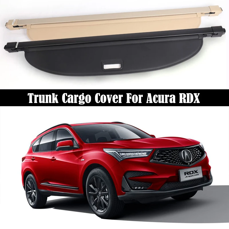 

Trunk Cargo Cover For Acura RDX 2018-2022 Security Shield Rear Luggage Curtain Retractable Partition Privacy Car Accessories