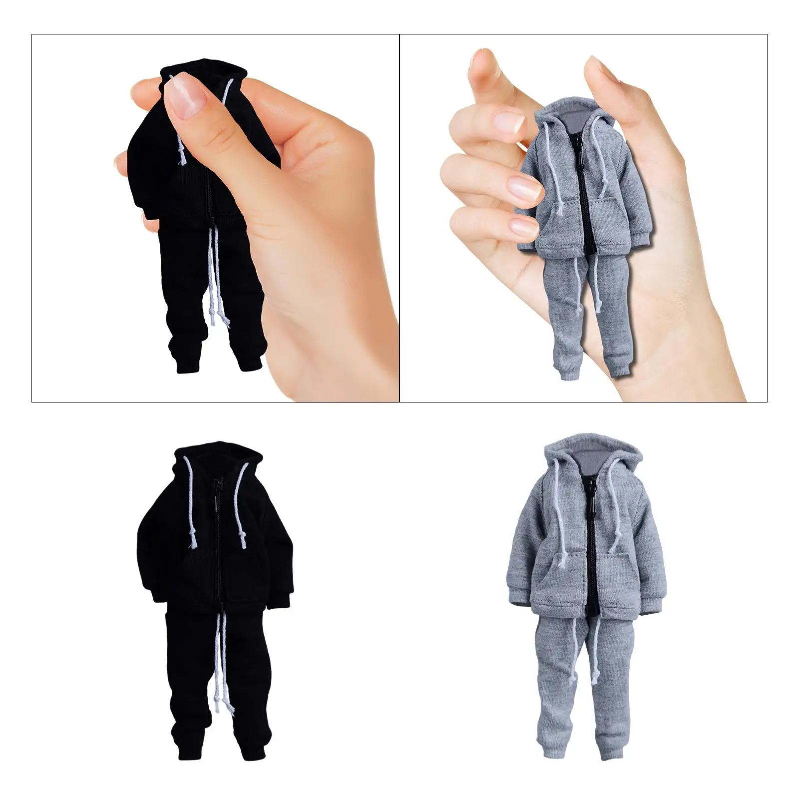 1/12 Scale Man Action Figure Clothes Costume Daily Sports Suit for 6 inch Action