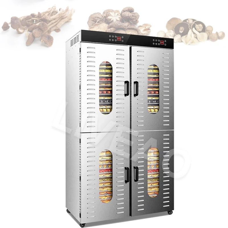 Large Dehydrators Commercial 80 Layer Fruit Drying Machine Food Sausage Duck Beef Fish Herbs Mushroom Air Dryer