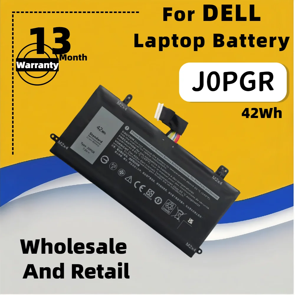 FRLESUI Battery J0PGR JOPGR   For Dell Latitude 12 5285 2-in-1 Series 5290 2-in-1 T17G X16TW  Laptop Battery 13-months Warranty