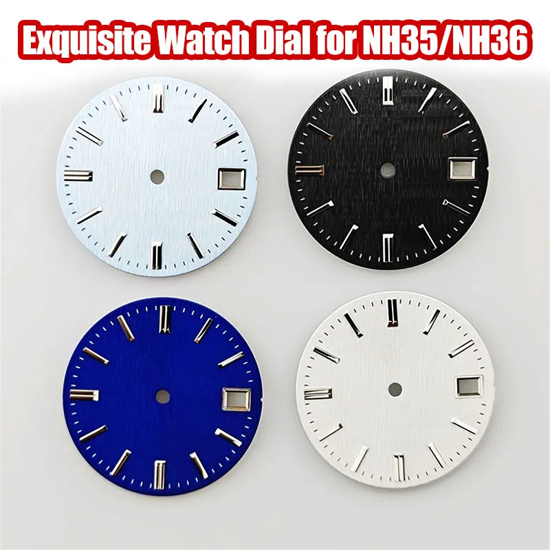 

Подходит для циферблат NH35/NH36. Модифицированные аксессуары для механических часов без слов на поверхности NH36. Часы для дайвинга используют циферблат. Инструменты.