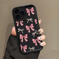 Fashion Pink Bow Knot Case For OPPO Realme 13 12 11 9 8 7 5 8I 7I 6I 5I 5S 5 2 Pro Plus Silicone Shockproof Soft Phone Cover