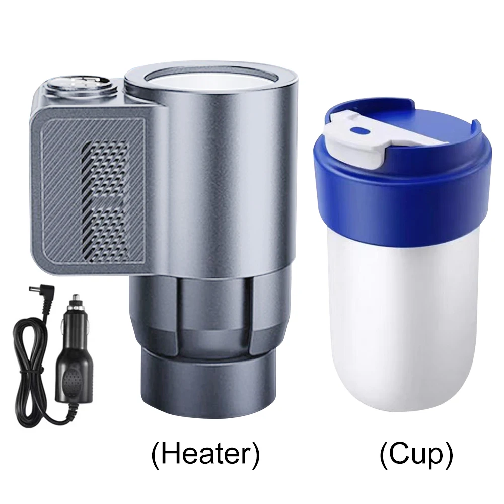 كوب بارد ساخن ذكي 2 في 1 مع شاشة عرض رقمية لدرجة الحرارة كوب تبريد مشروبات عازل للسيارة 12 فولت لرحلة الطريق العائلية الخارجية #2