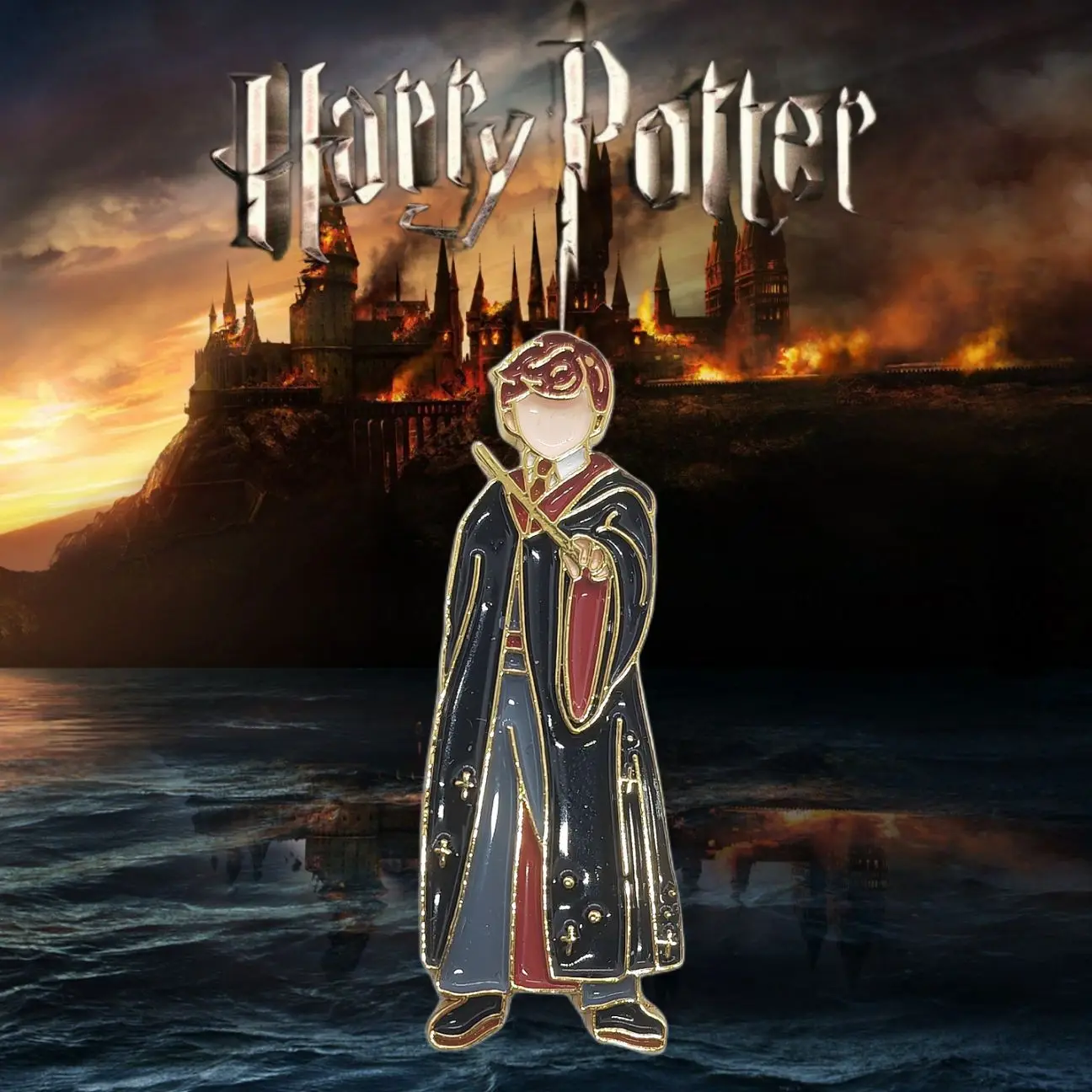 Harrys Potter Hogwarts Brooches Anime Figure Clothes Metal Enamel Pin Badges Jewelry Accessories Cosplay Party Props Kids Xmas