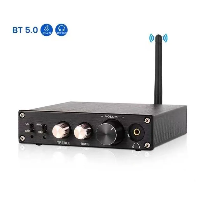 

PJ. MIAOLAI HiFi Bluetooth 5.0 Audio Preamplifier NE5532 PCM1802 Earphone Amplifier Decoder RCA Optical Fiber Coaxial Home Amp