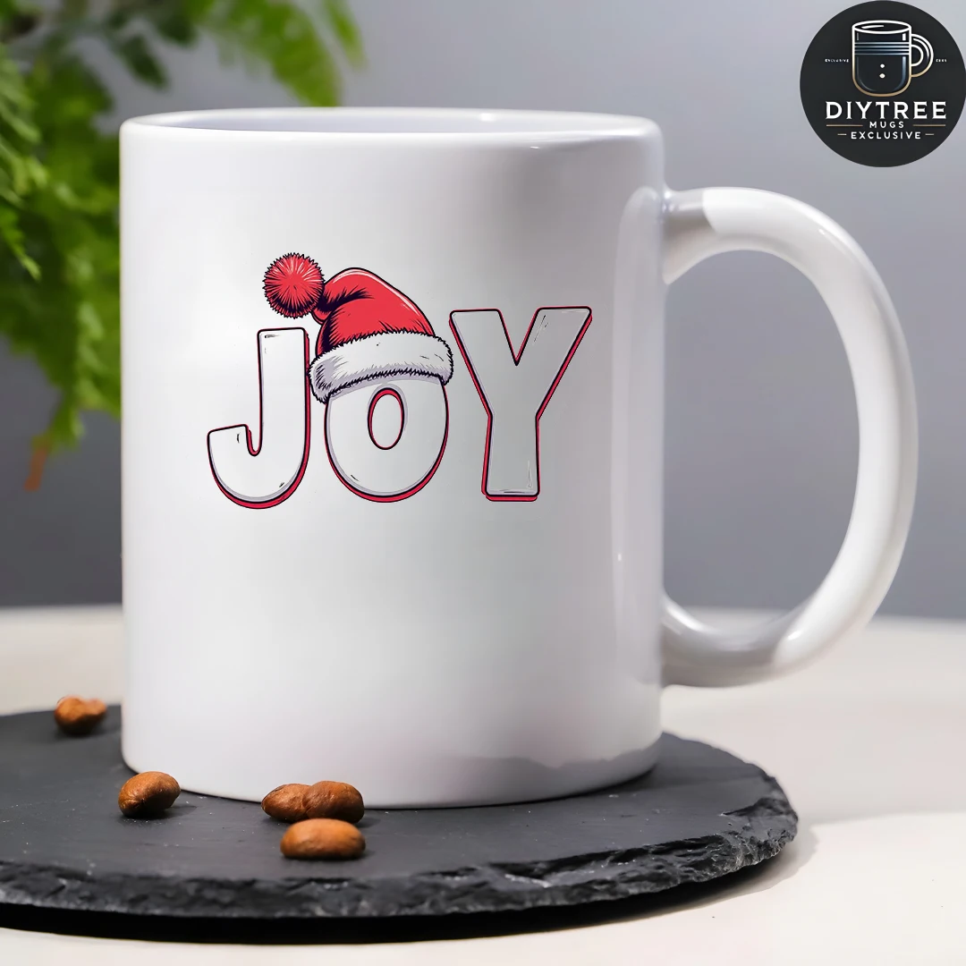 11oz كوب الفرح قبعة عيد الميلاد كوب كرتوني شخصية الإبداعية زجاجة ماء هدية الكريسماس كوب للأطفال الأسرة مكتب فنجان القهوة