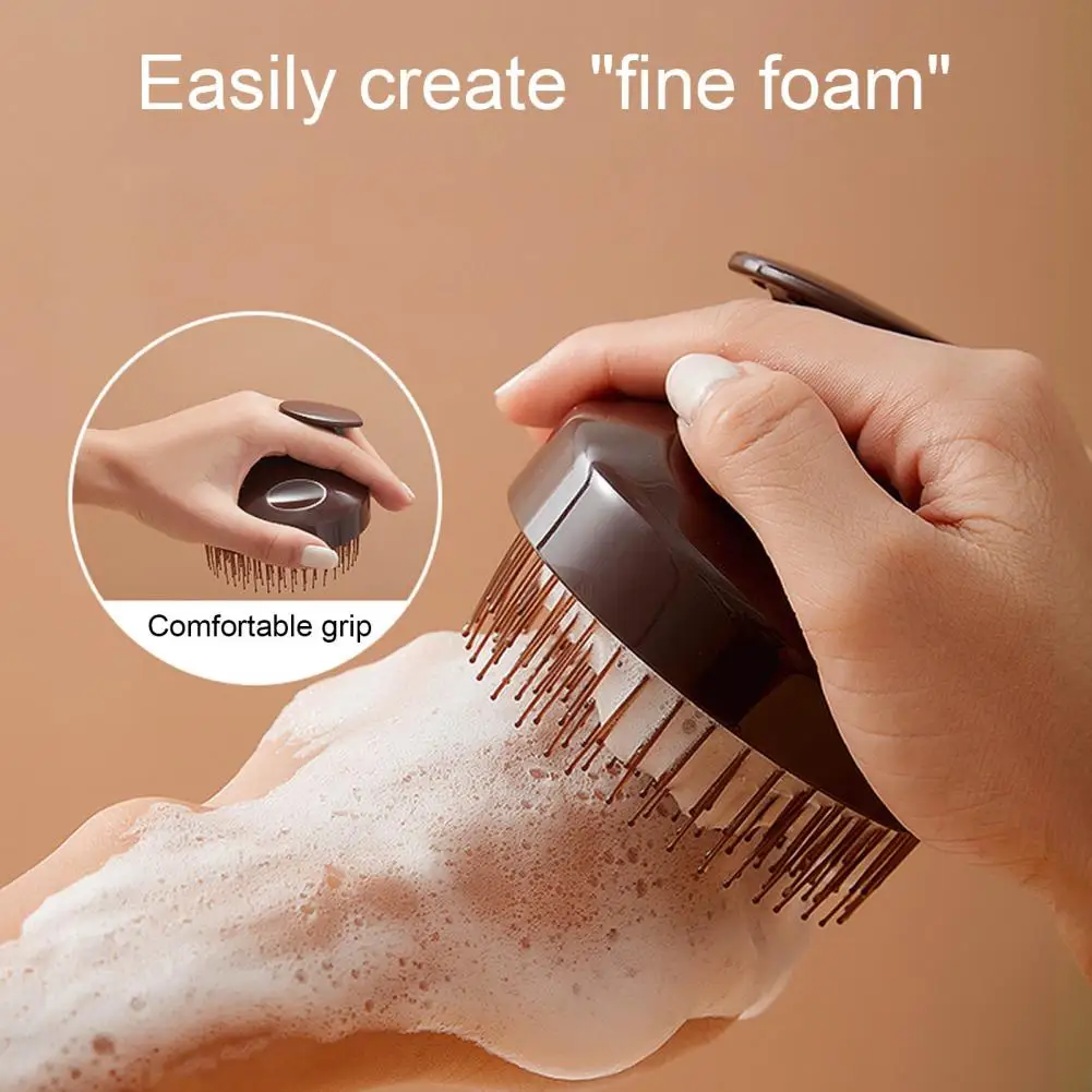

Scalp Massager Shampoo Brush With Ergonomic Handle Men Women Portable Travel Hair Growth Scalp Exfoliator Scrubber Clean Brush